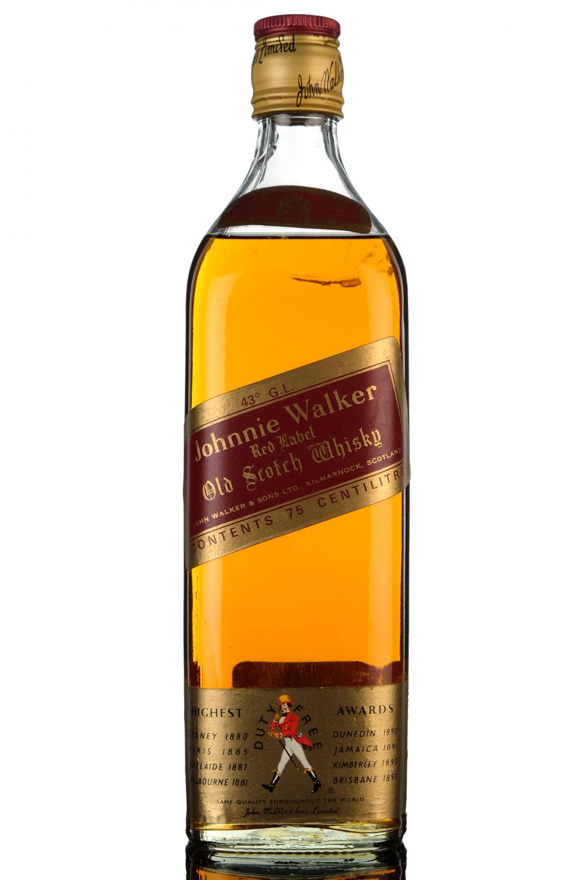 Johnnie Walker Red Label - 1980s