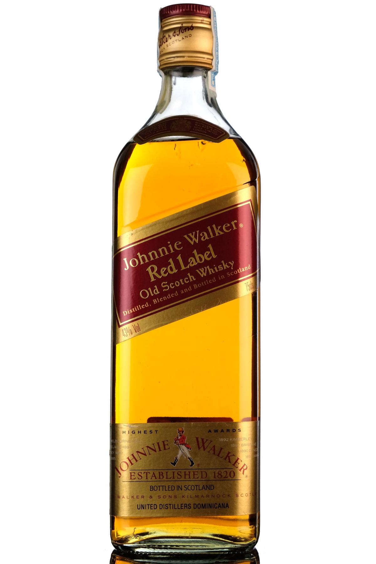 Johnnie Walker Red Label - 1980s