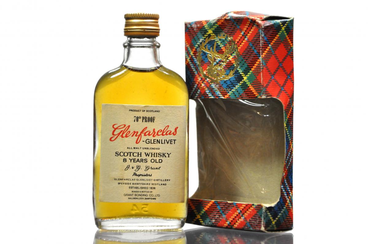 Glenfarclas-Glenlivet 8 Year Old - Gordon & MacPhail Miniature