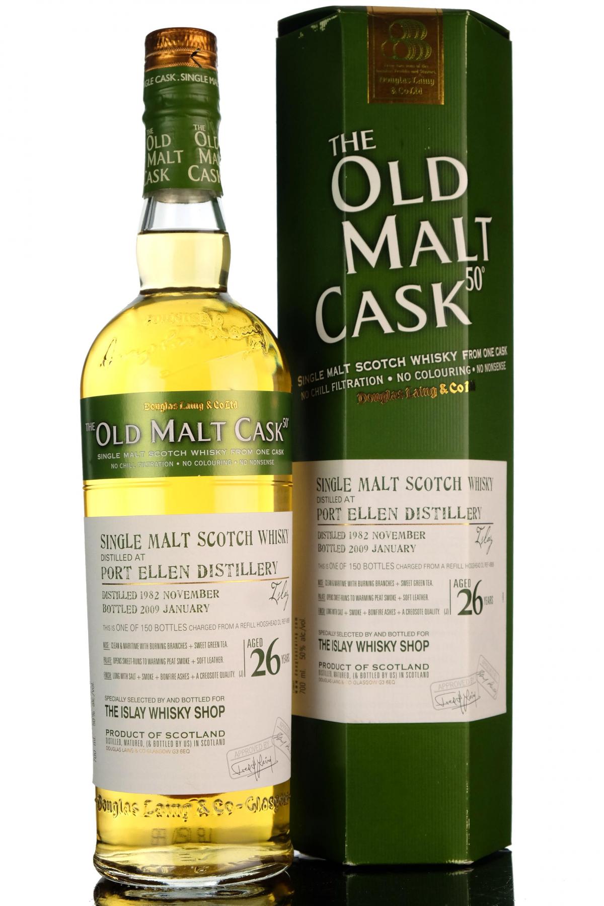 Port Ellen 1982-2009 - 26 Year Old - Douglas Laing - Old Malt Cask