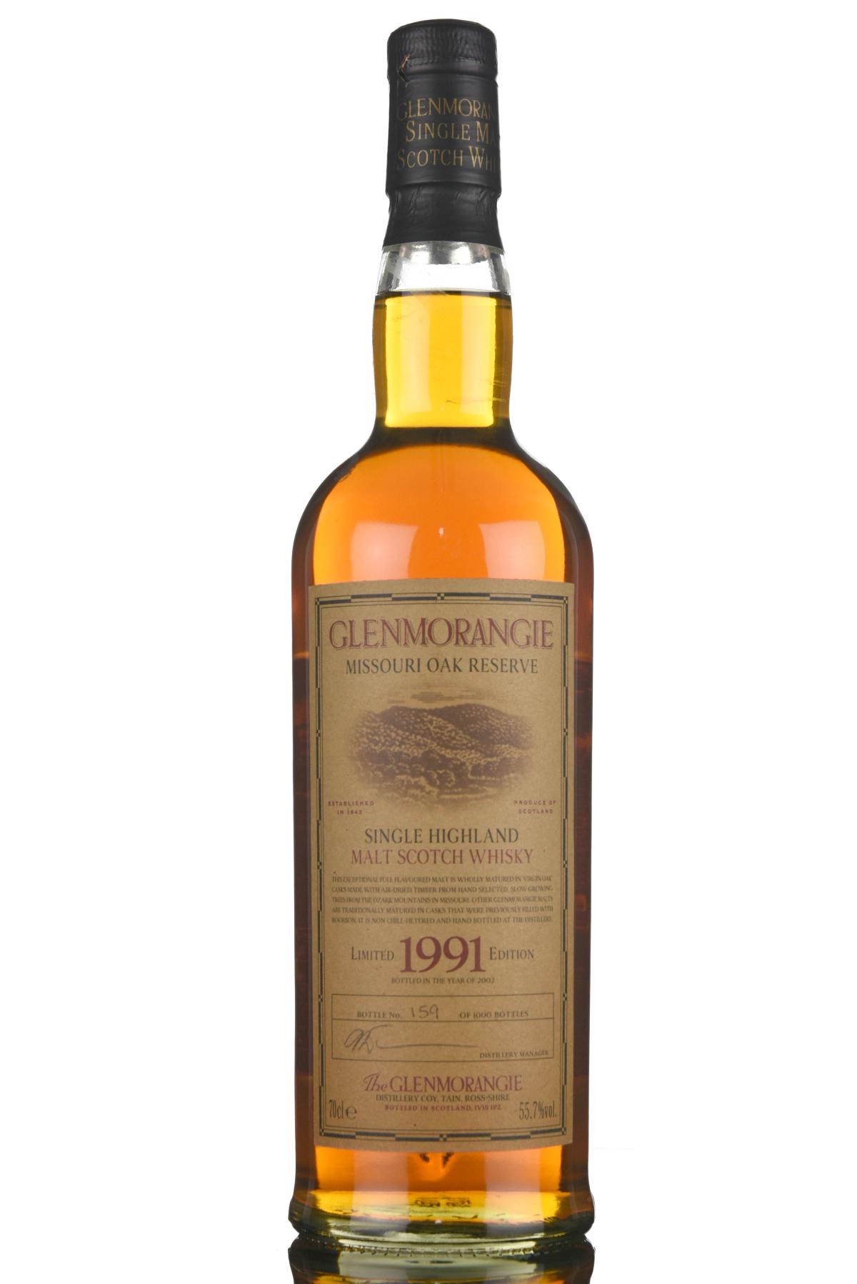 Glenmorangie 1991-2002 - Missouri Oak