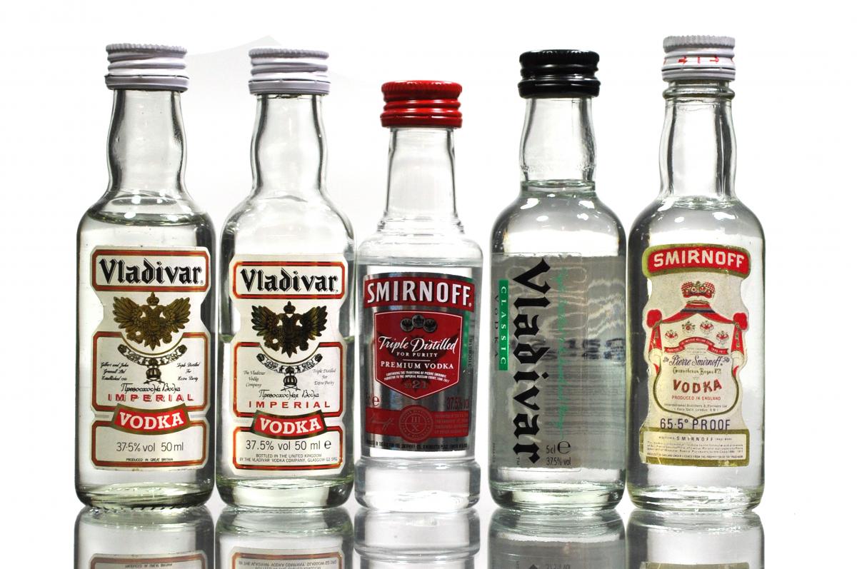 5 x Vodka Miniatures