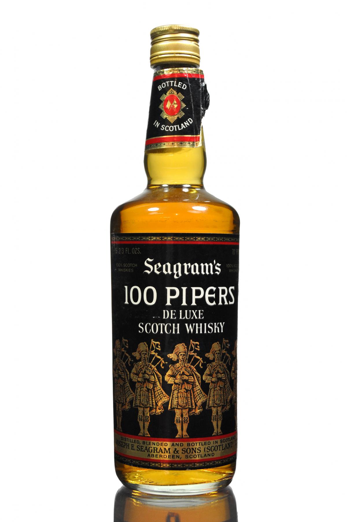 Seagrams 100 Pipers - 1970s