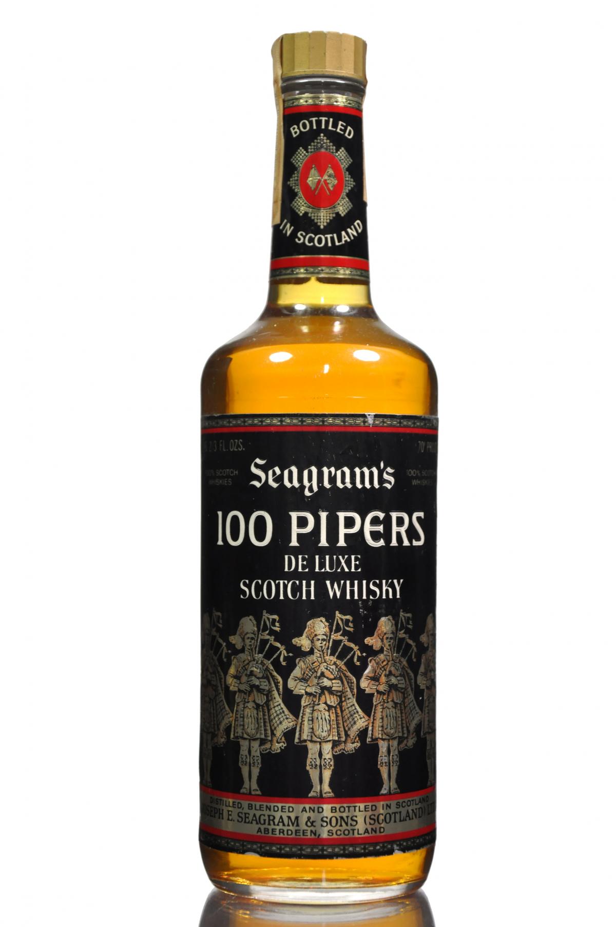 Seagrams 100 Pipers - 1970s