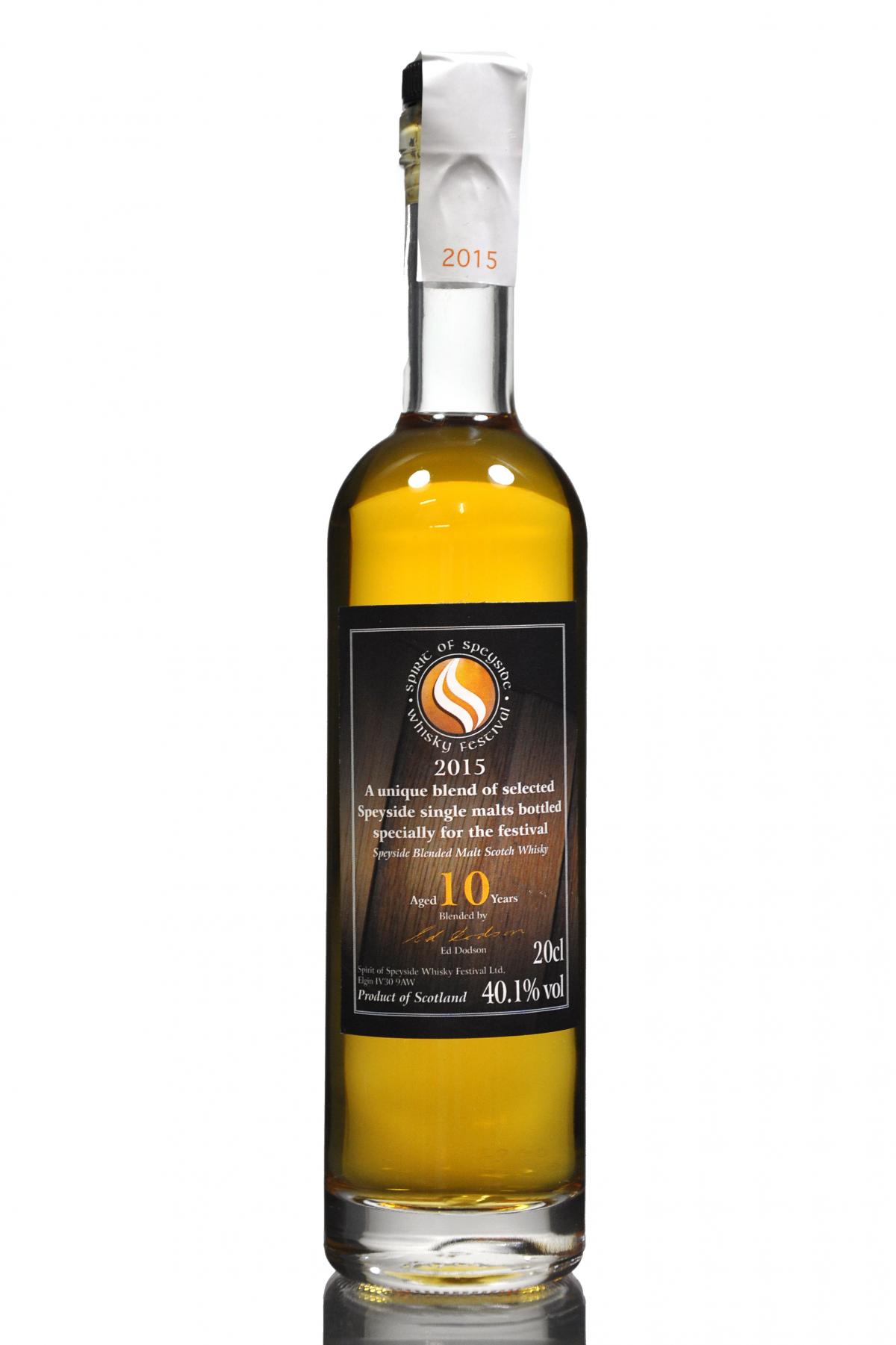 Speyside Festival 2015 - 10 Year Old - 20cl