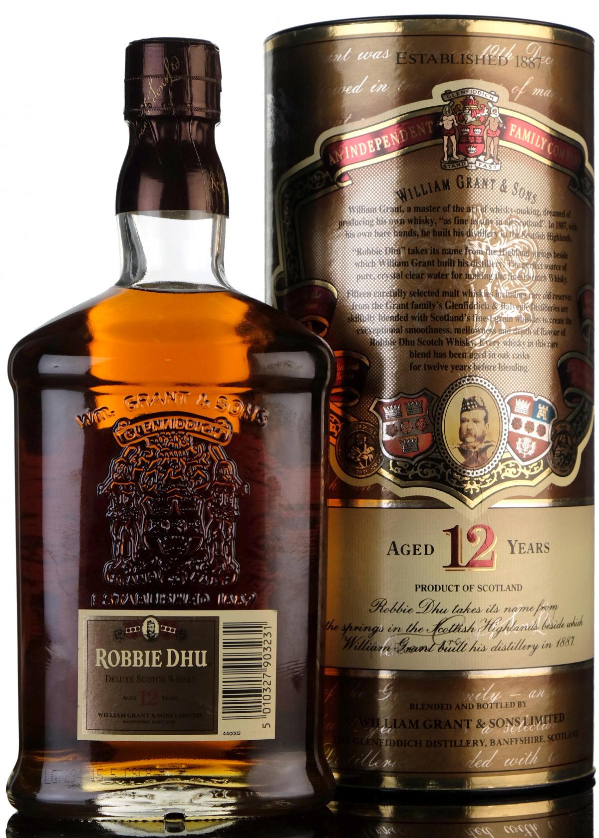 Robbie Dhu 12 Year Old - 1 Litre