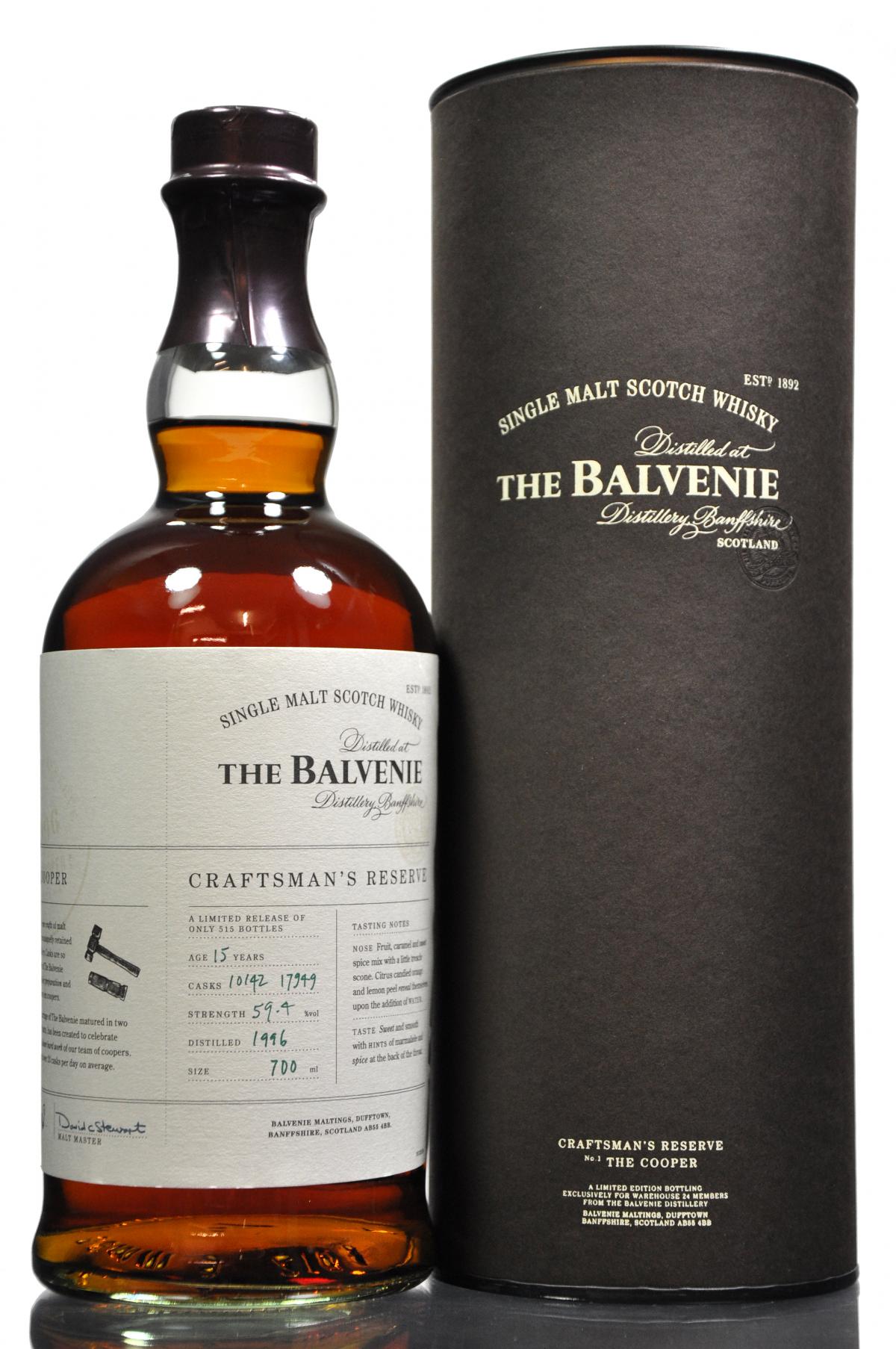 Balvenie Craftmans Reserve - No.1 Cooper