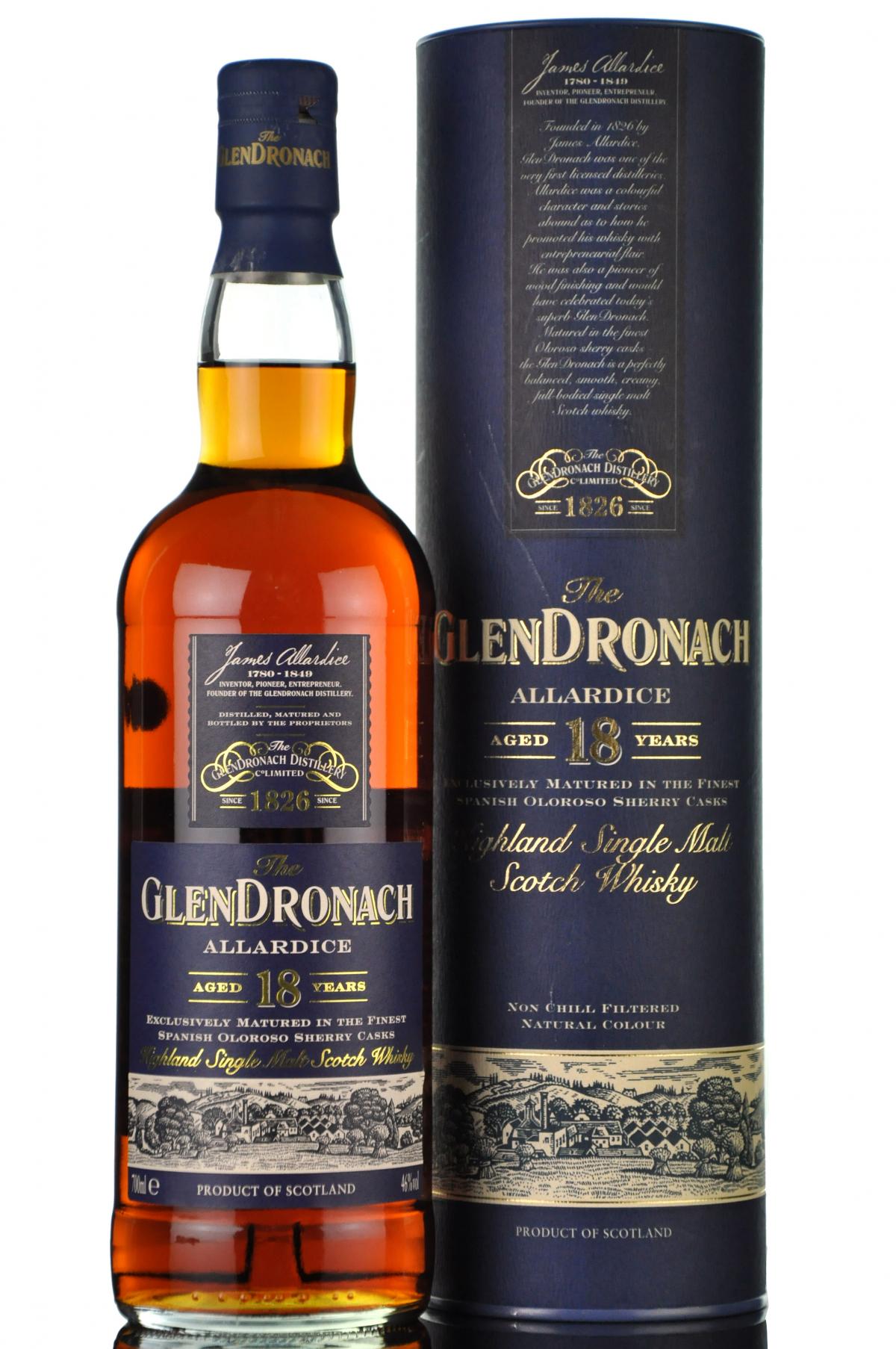 Glendronach 18 Year Old - Allardice