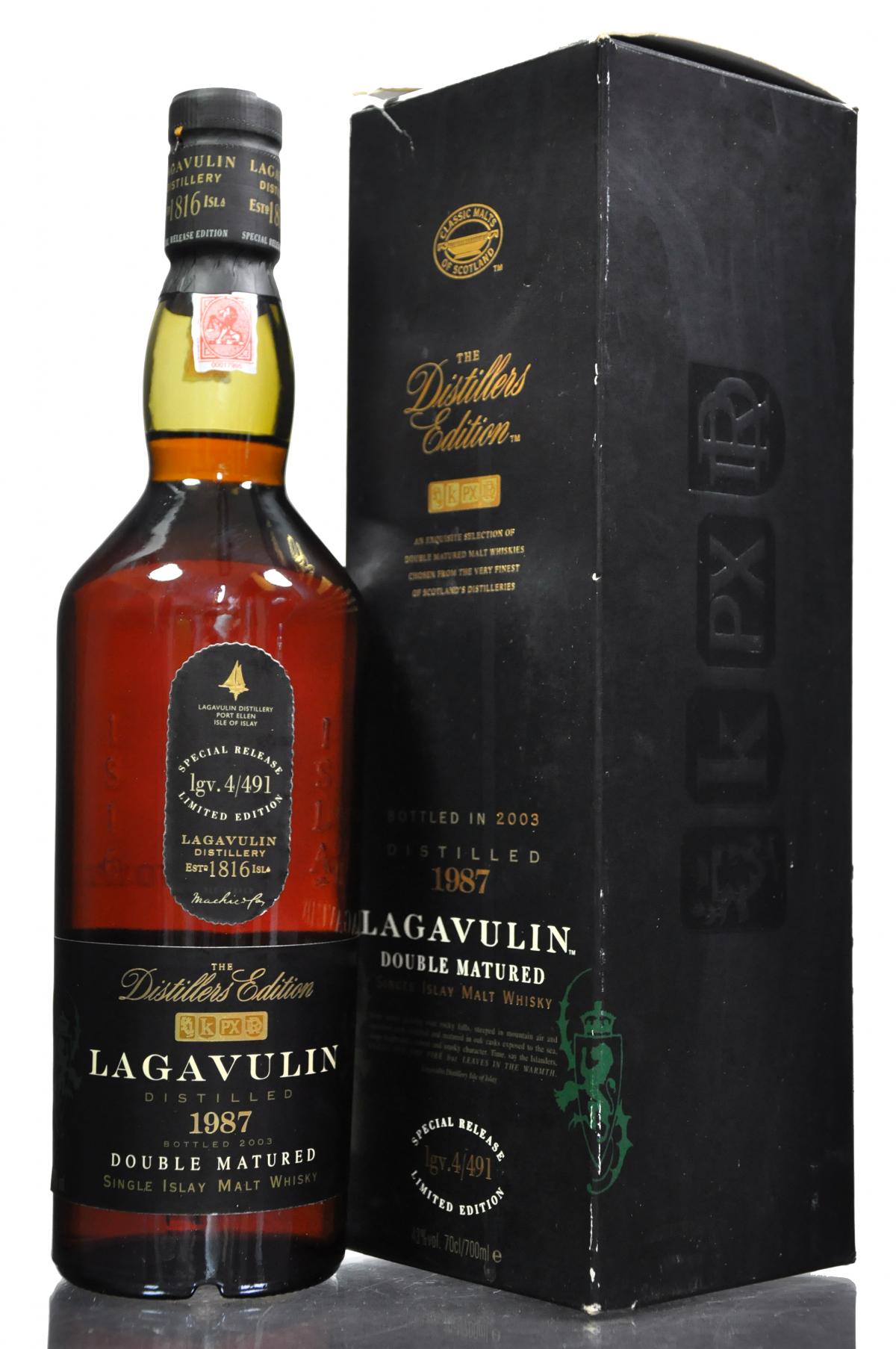 Lagavulin 1987 - Distillers Edition 2003