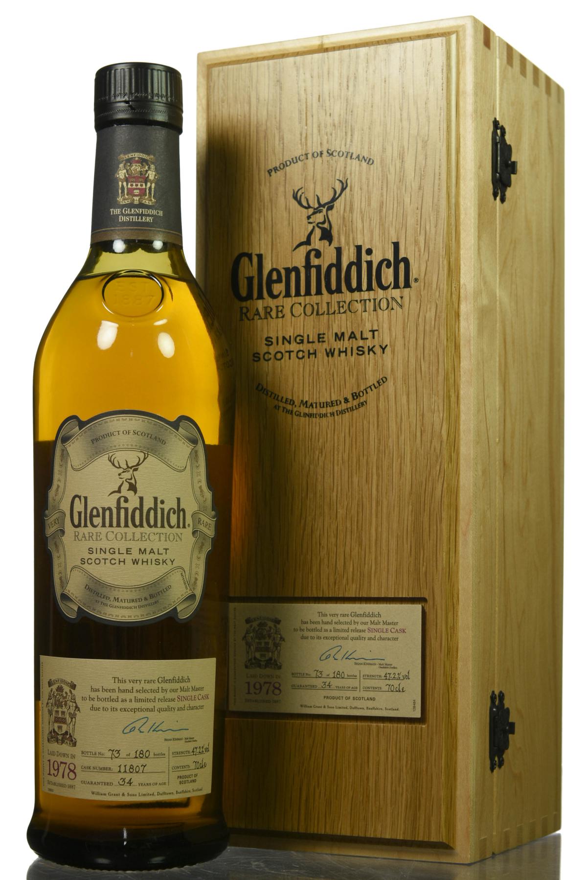 Glenfiddich 1978 - 34 Year Old - Vintage Reserve - Single Cask 11807