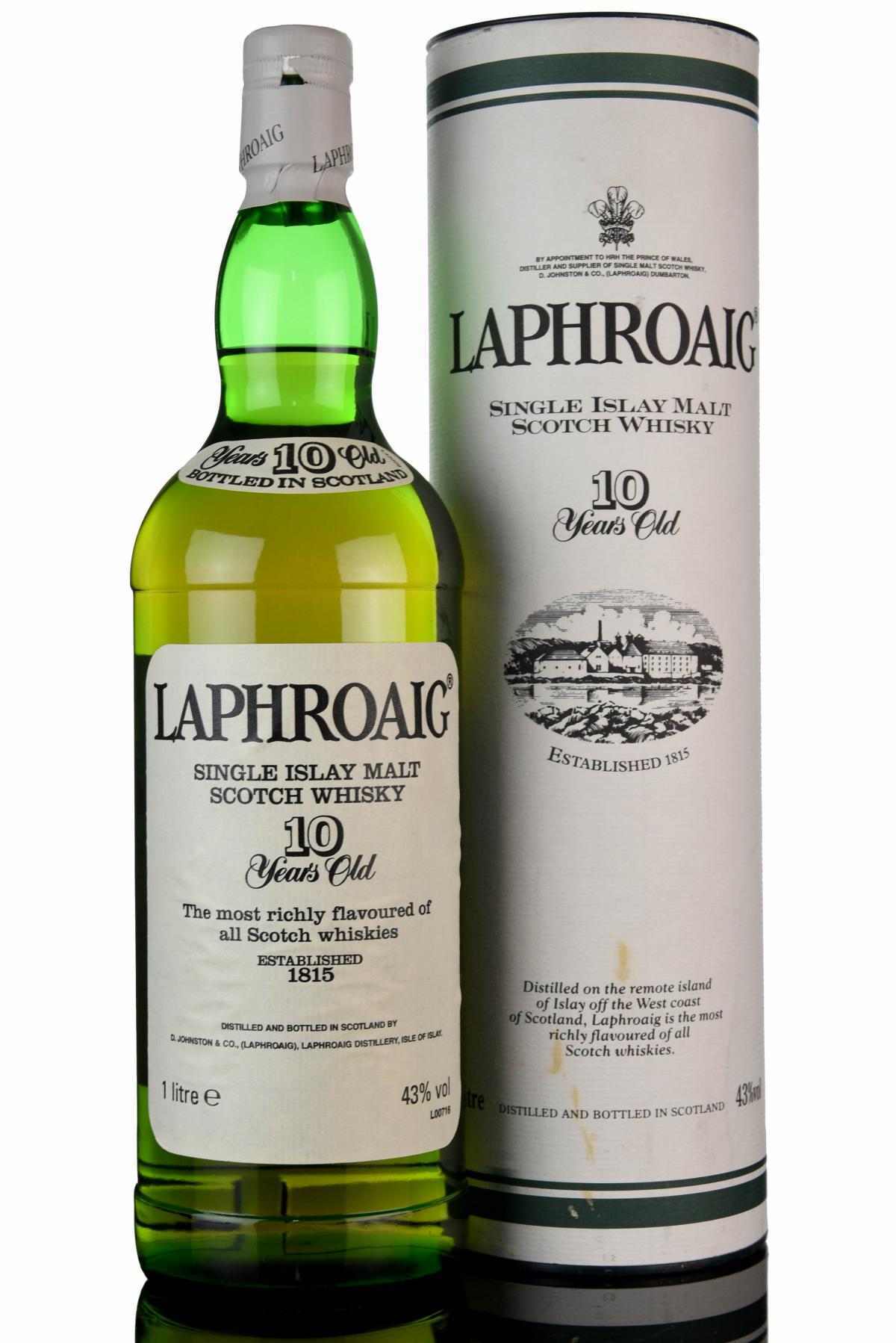 Laphroaig 10 Year Old - 2000 Release - 1 Litre