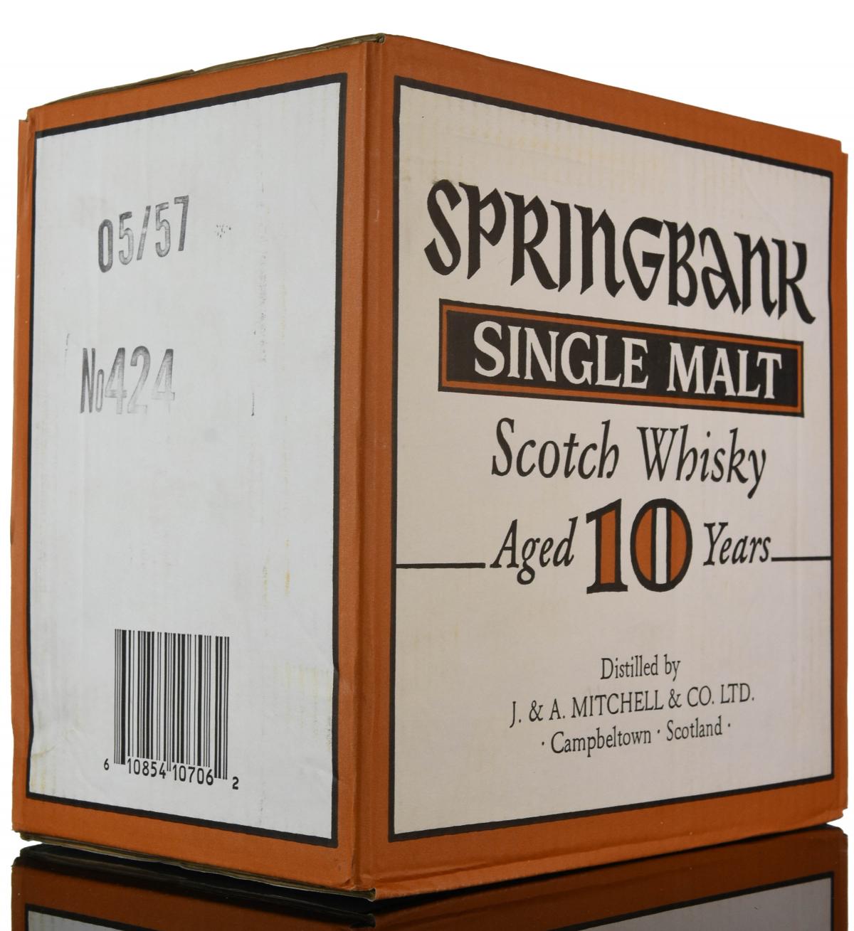 Sealed Case Springbank 10 Year Old