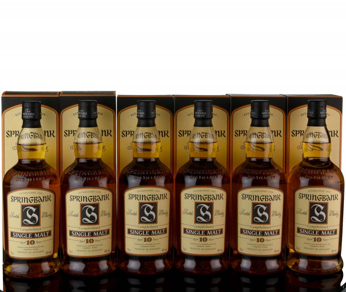 6 x Springbank 10 Year Old