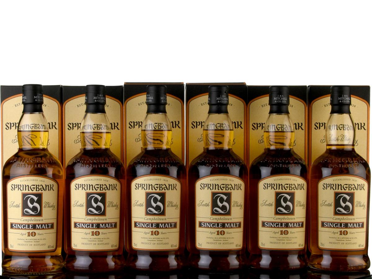 6 x Springbank 10 Year Old