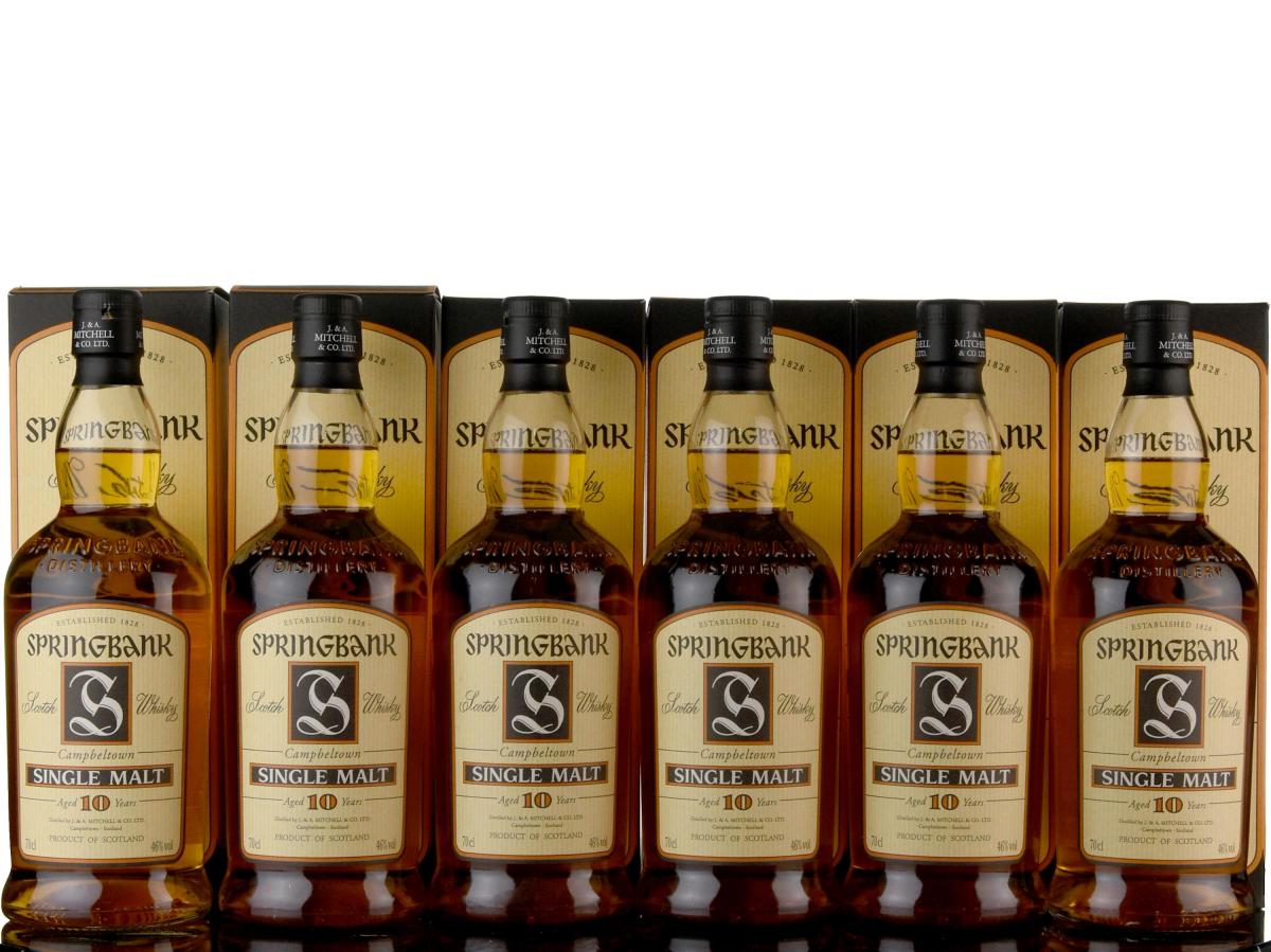 6 x Springbank 10 Year Old