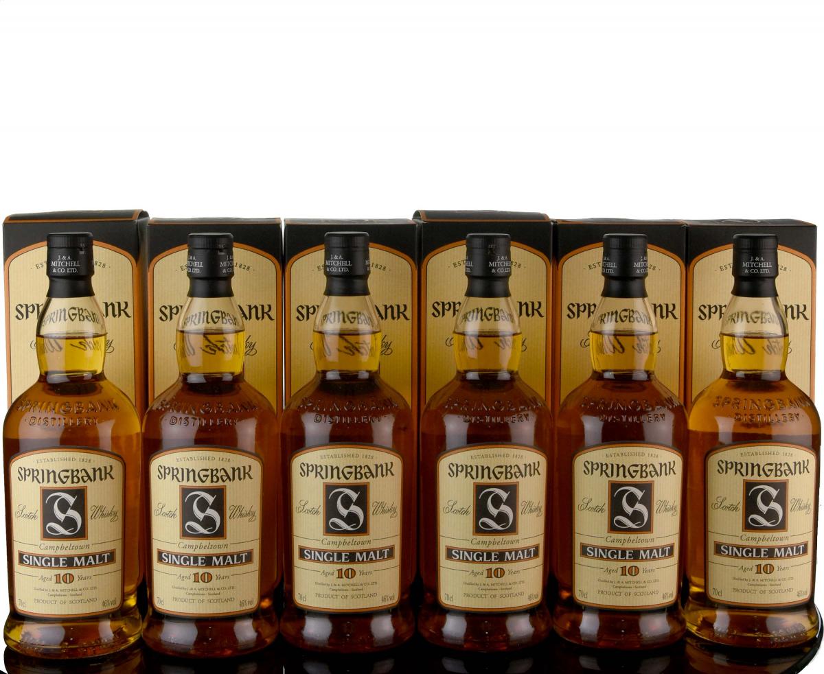 6 x Springbank 10 Year Old