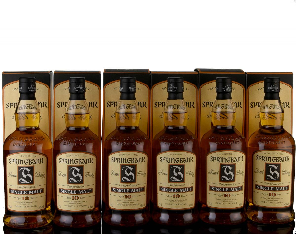 6 x Springbank 10 Year Old