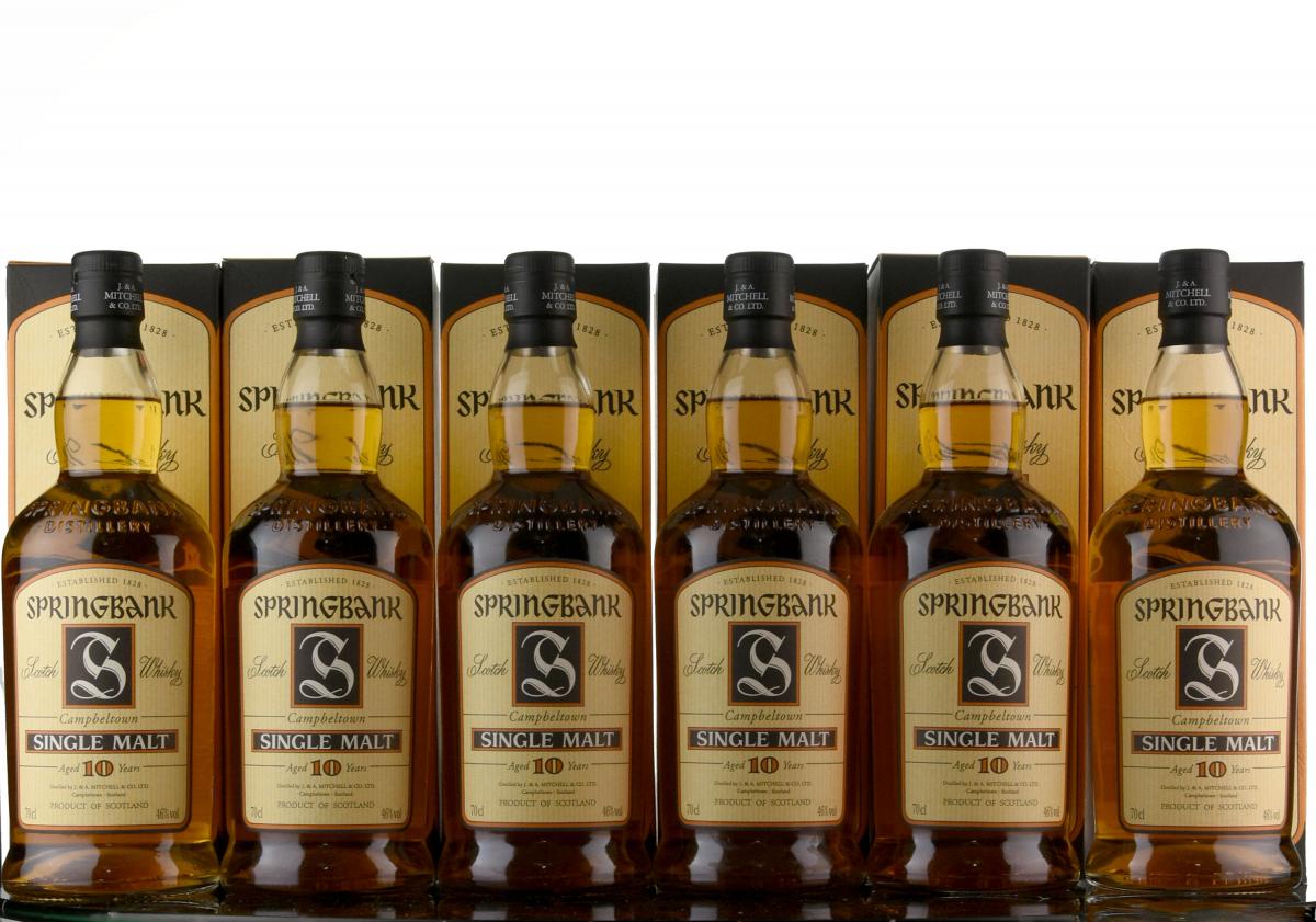 6 x Springbank 10 Year Old