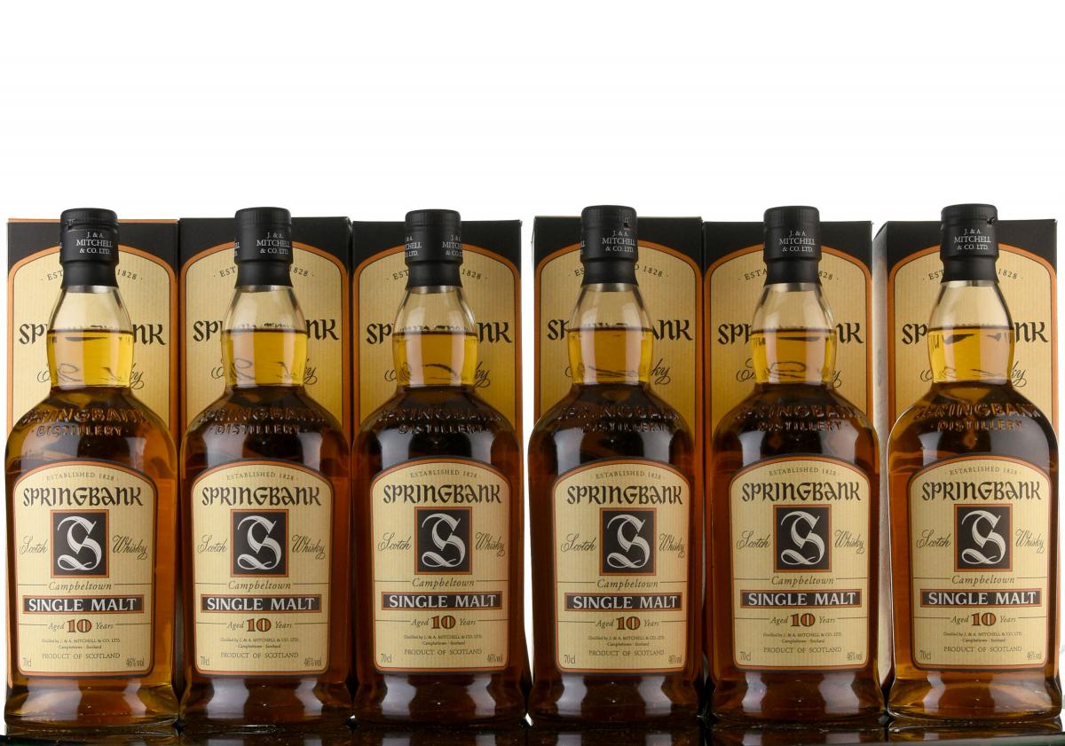 6 x Springbank 10 Year Old