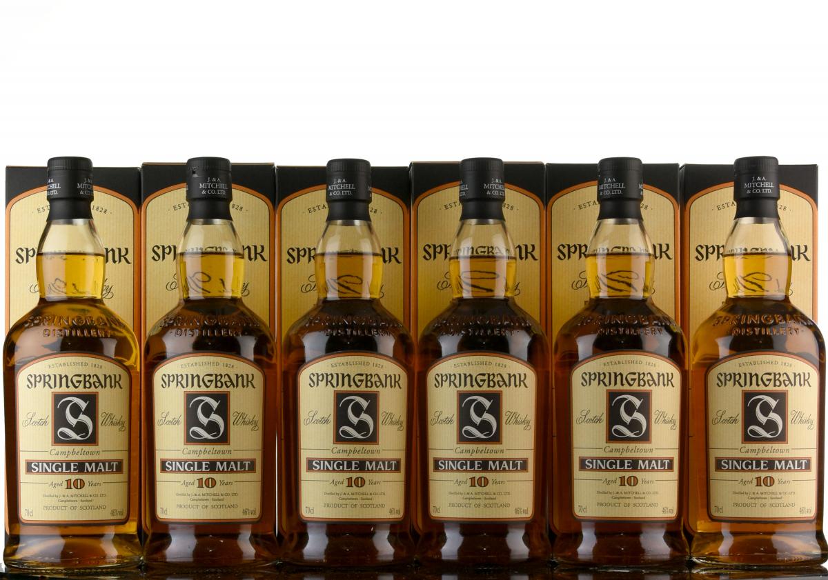 6 x Springbank 10 Year Old