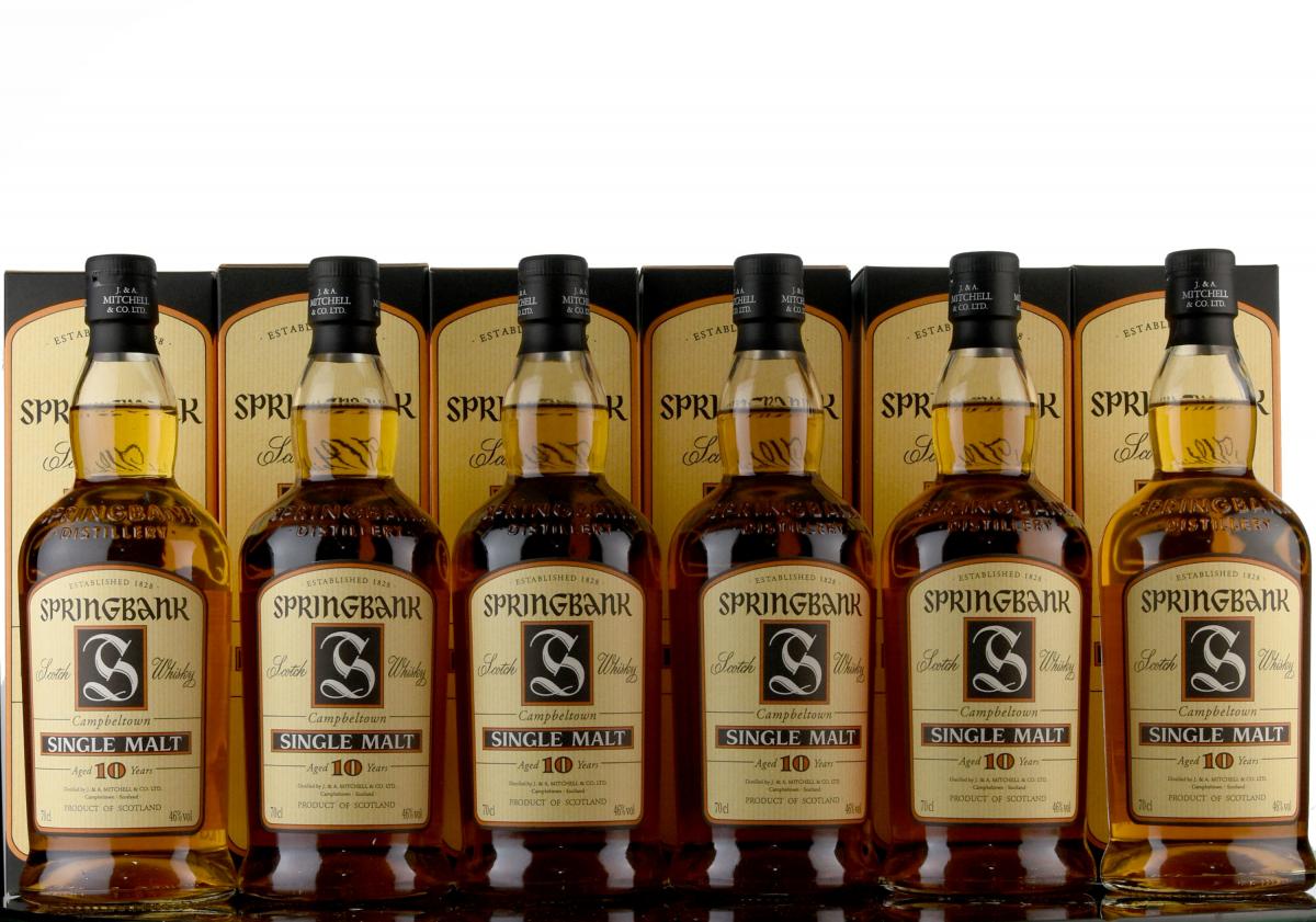 6 x Springbank 10 Year Old