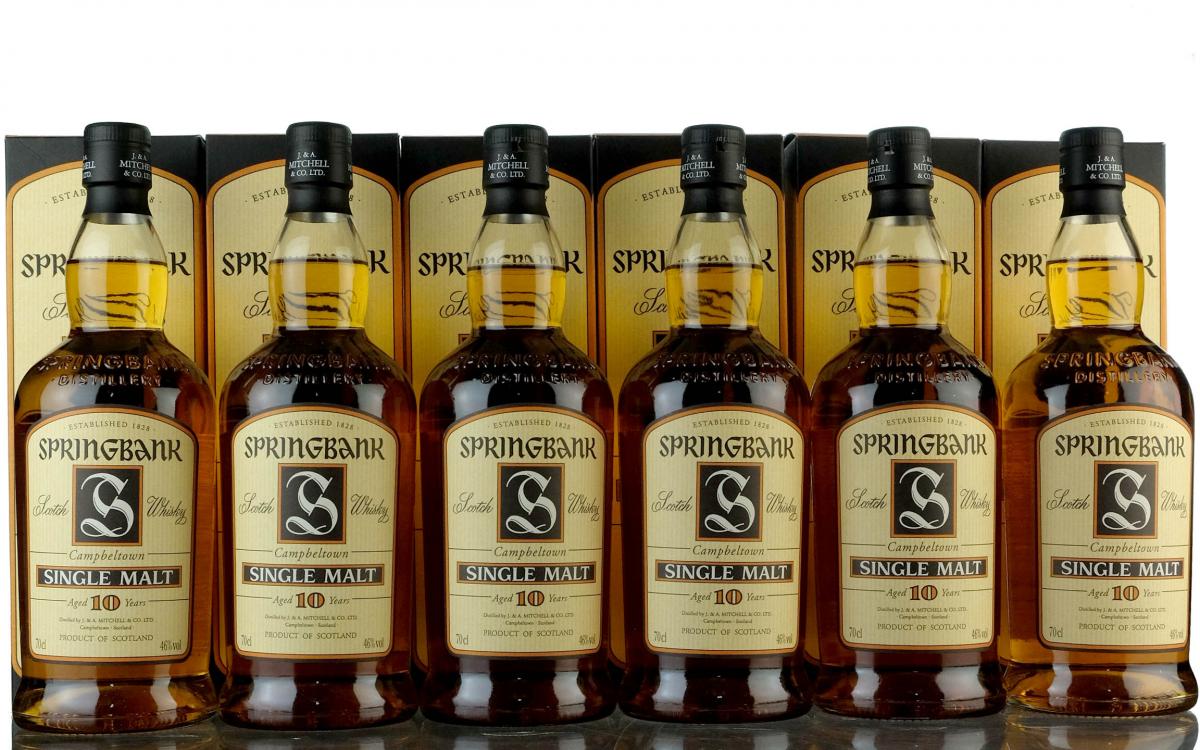 6 x Springbank 10 Year Old