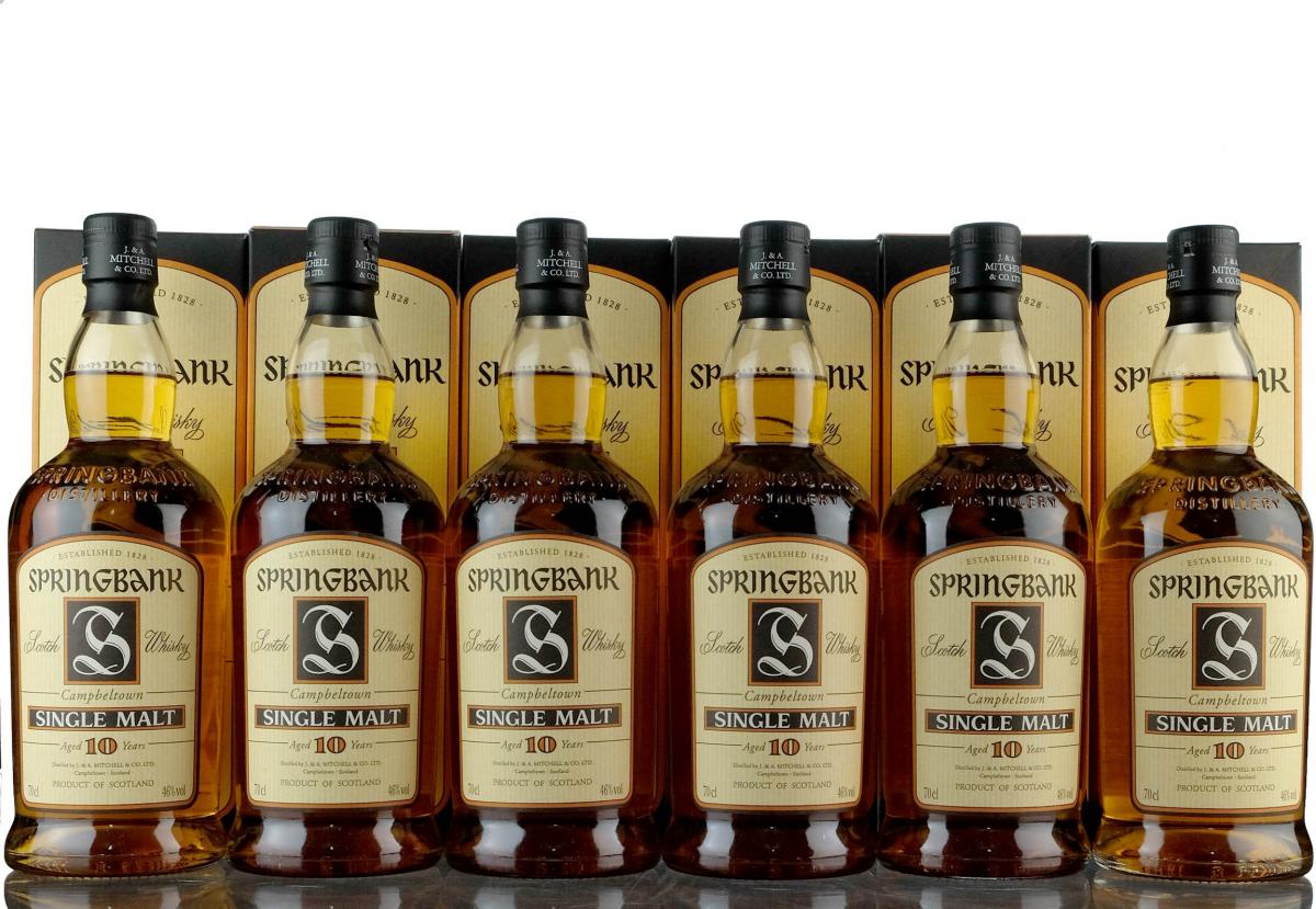 6 x Springbank 10 Year Old