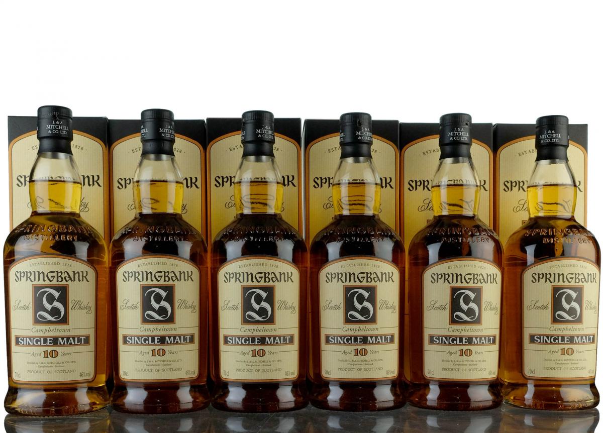 6 x Springbank 10 Year Old