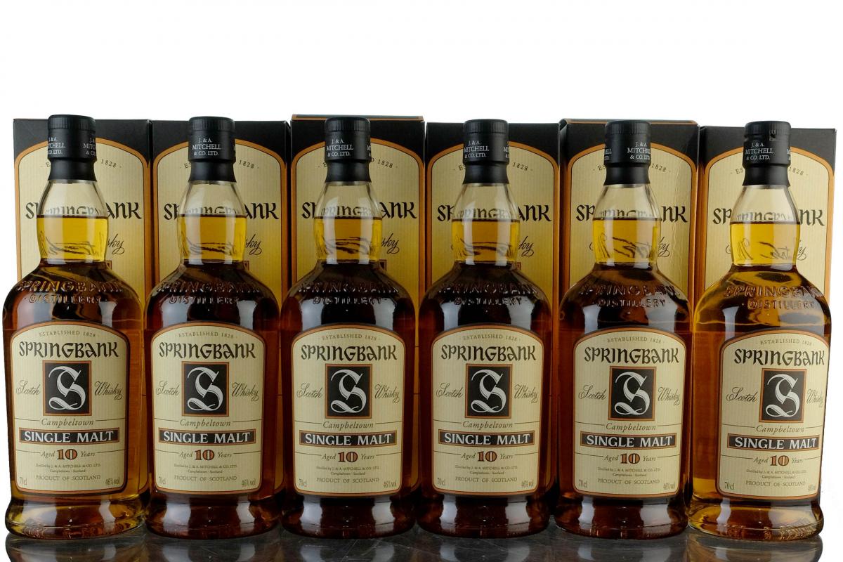 6 x Springbank 10 Year Old