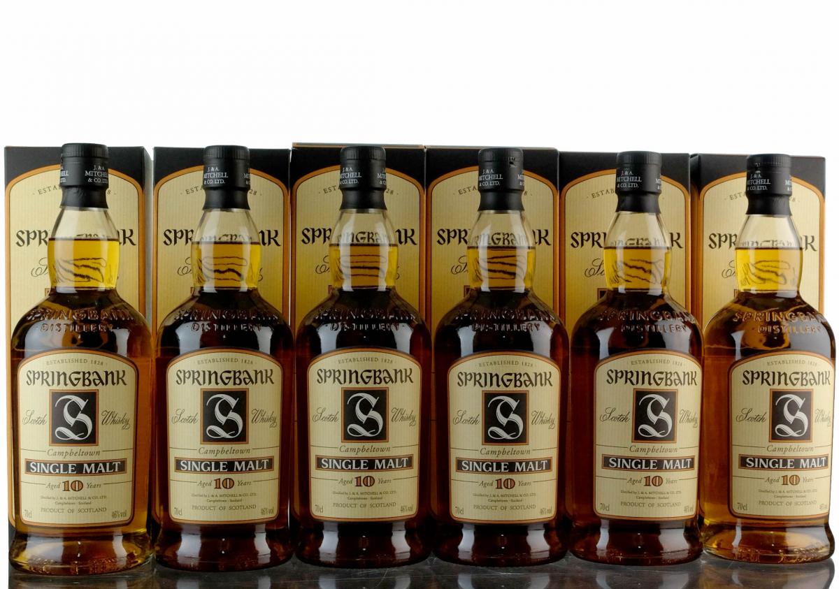 6 x Springbank 10 Year Old