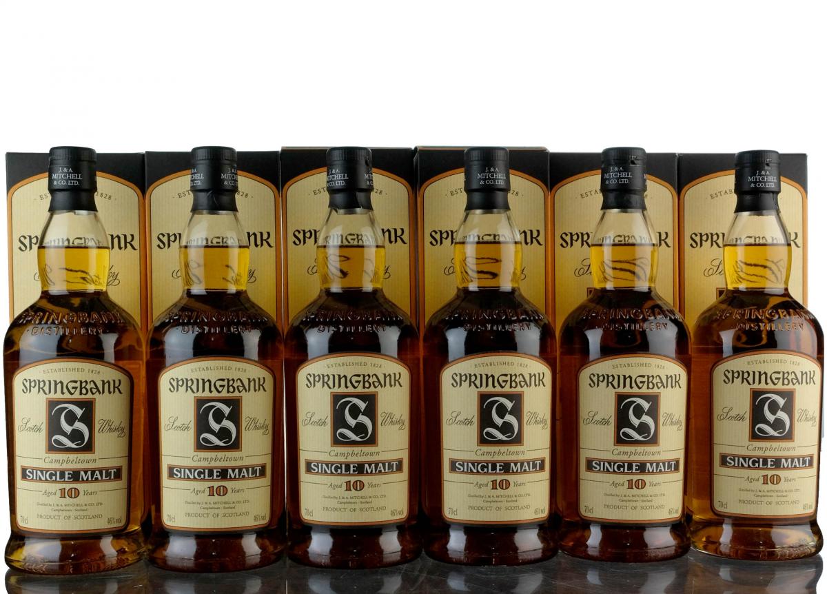 6 x Springbank 10 Year Old