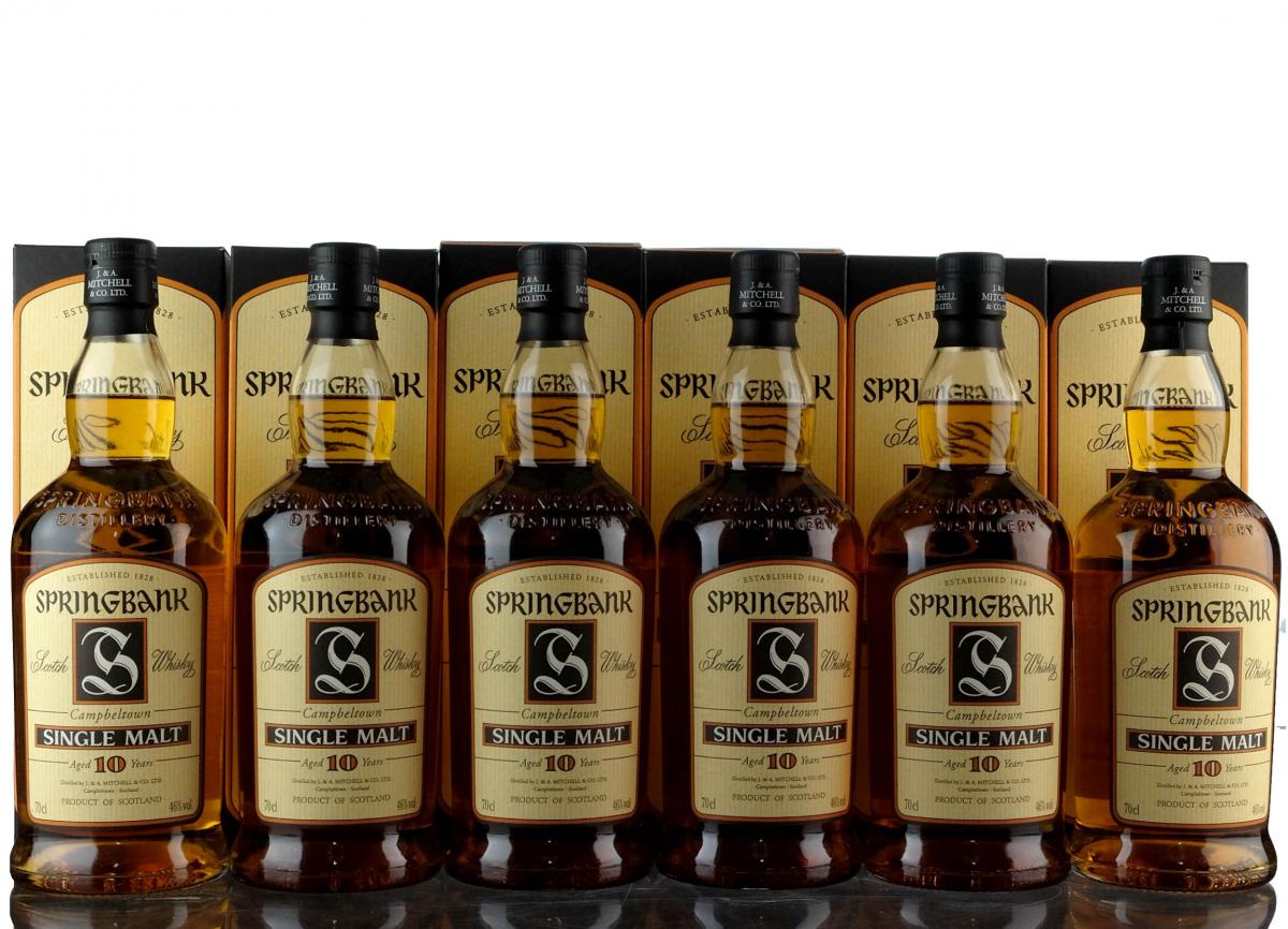 6 x Springbank 10 Year Old