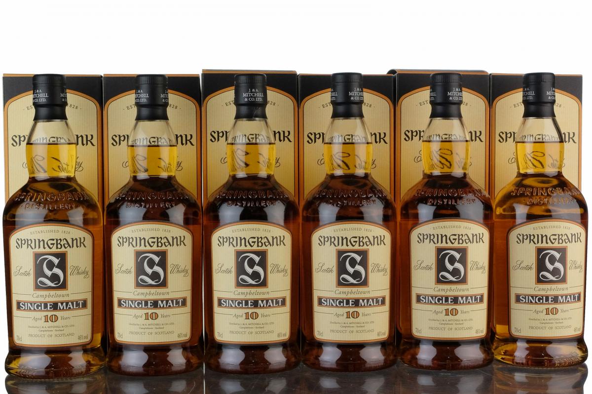 6 x Springbank 10 Year Old