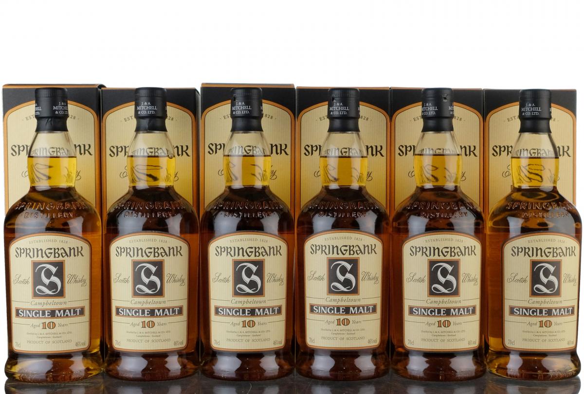 6 x Springbank 10 Year Old