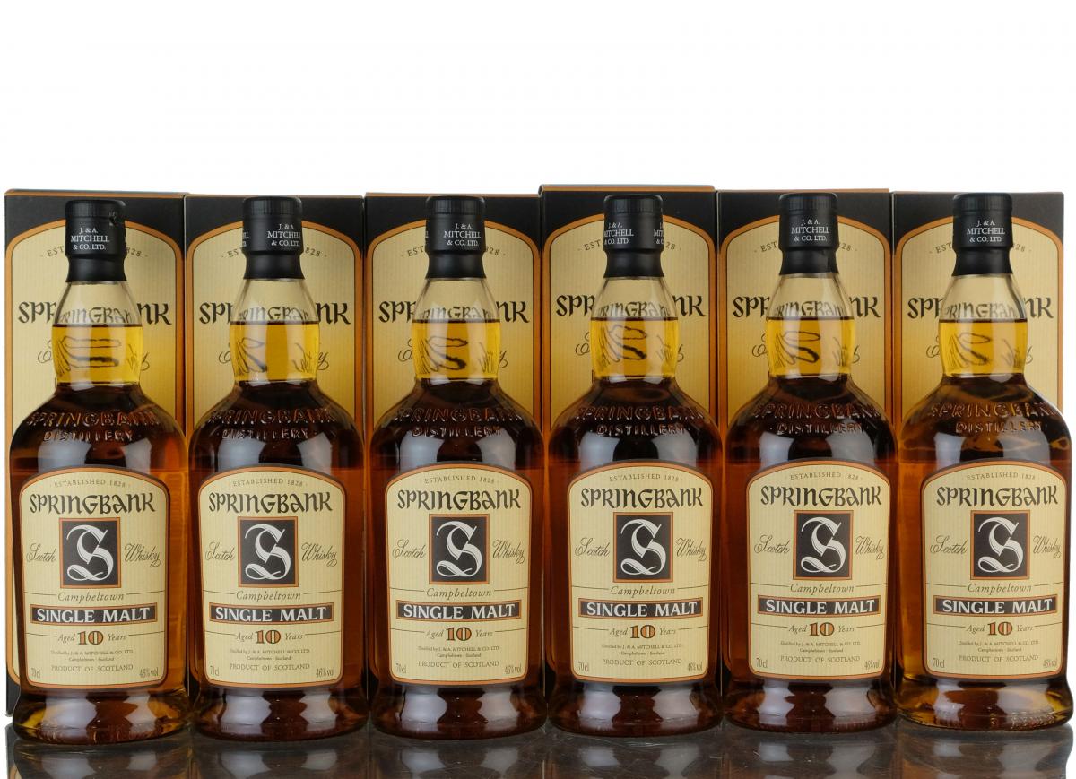 6 x Springbank 10 Year Old