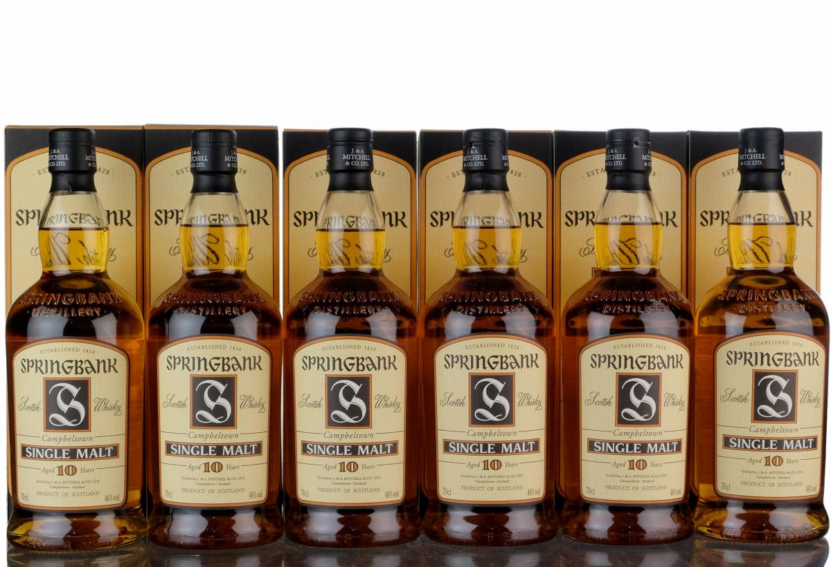 6 x Springbank 10 Year Old