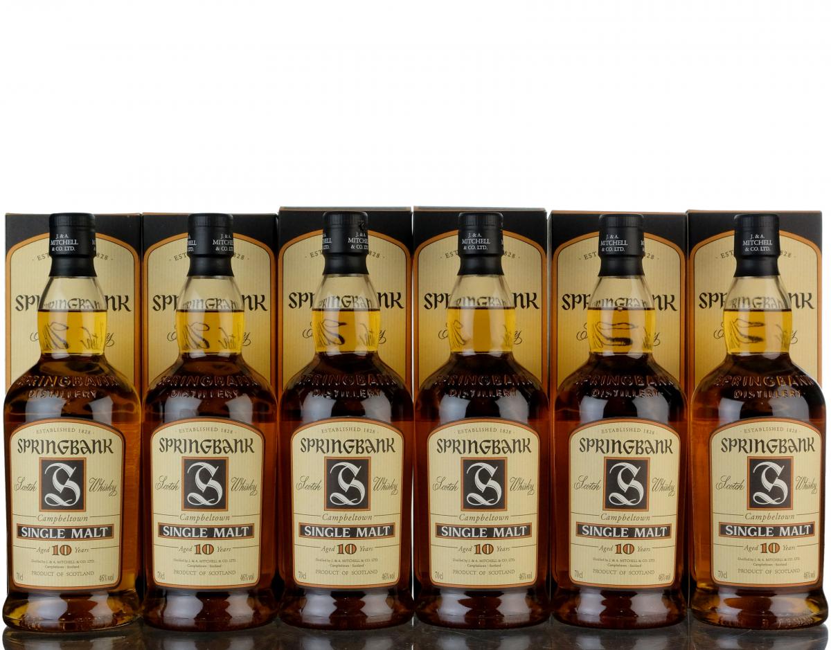 6 x Springbank 10 Year Old