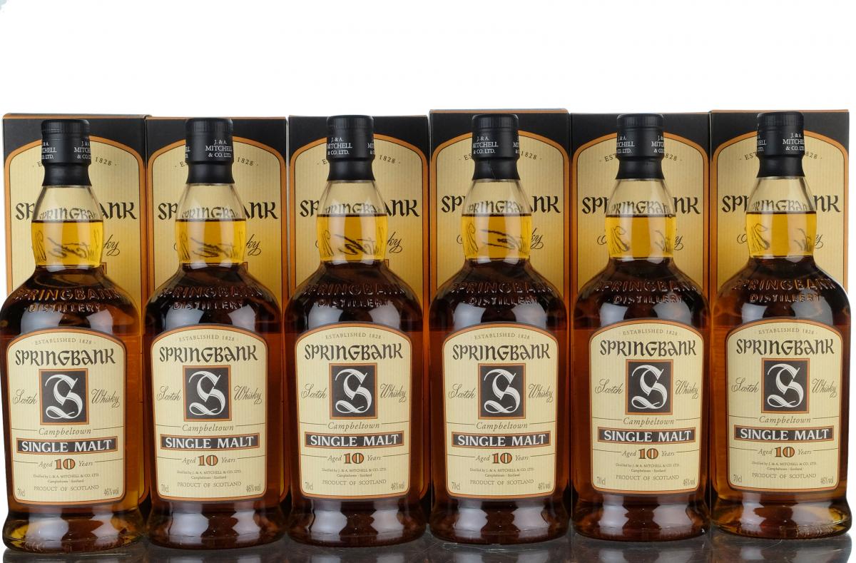 6 x Springbank 10 Year Old