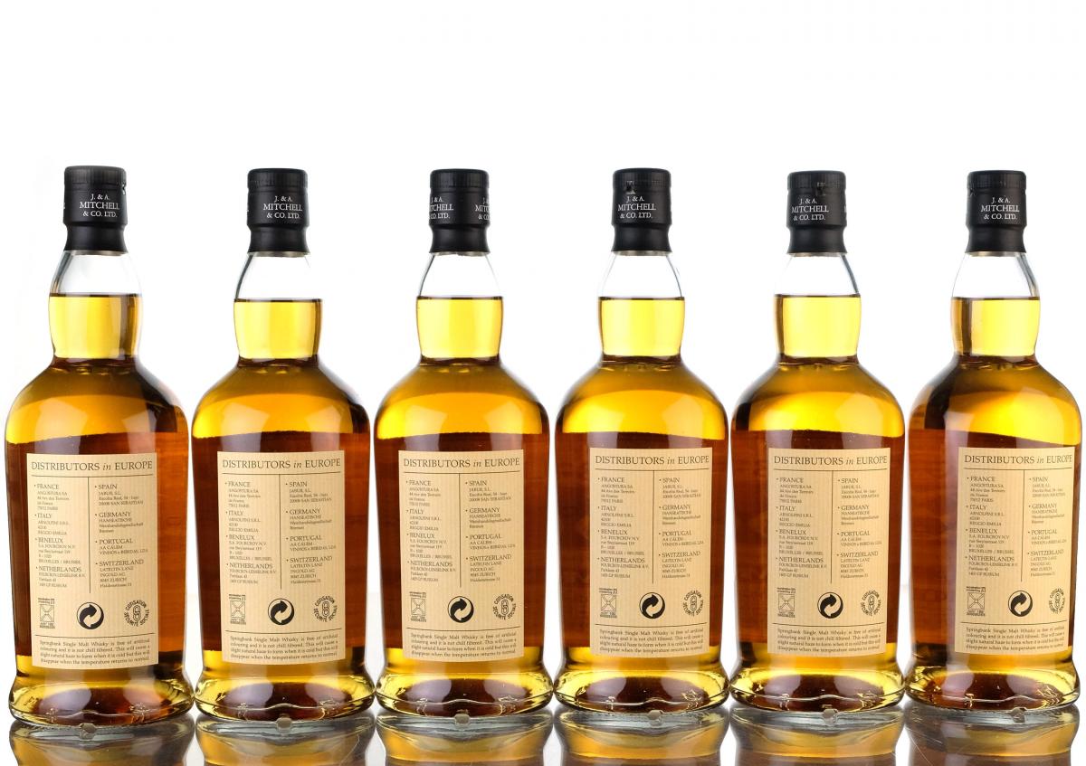 6 x Springbank 10 Year Old