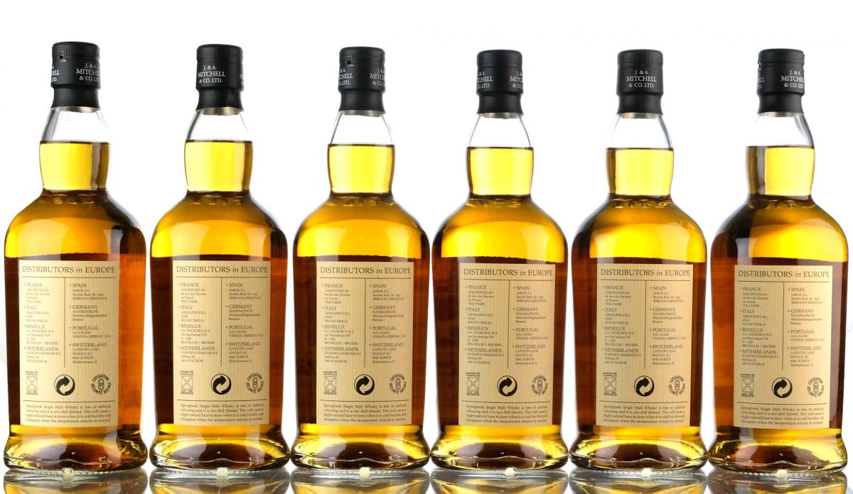 6 x Springbank 10 Year Old