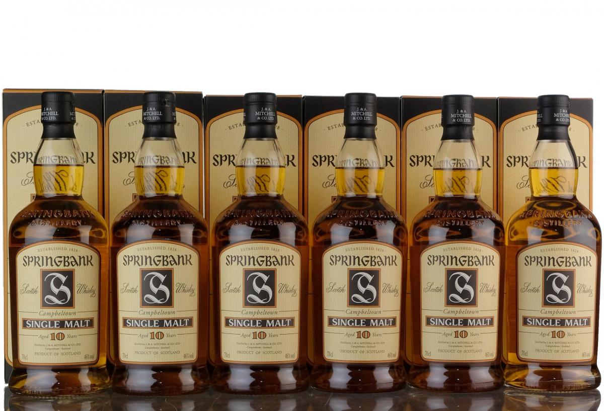 6 x Springbank 10 Year Old