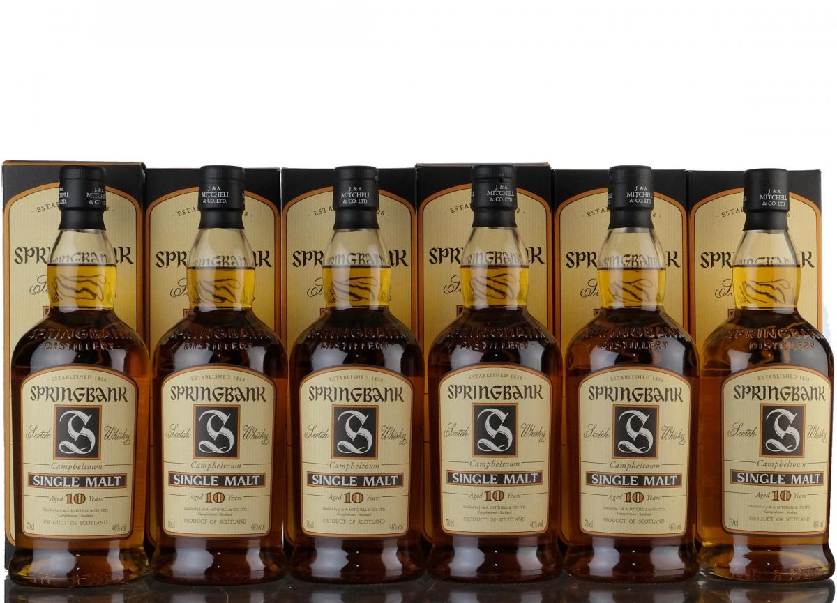 6 x Springbank 10 Year Old