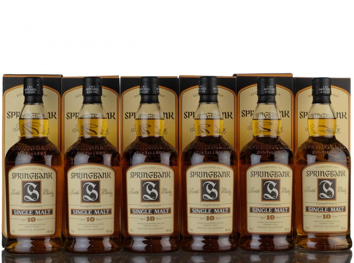 6 x Springbank 10 Year Old