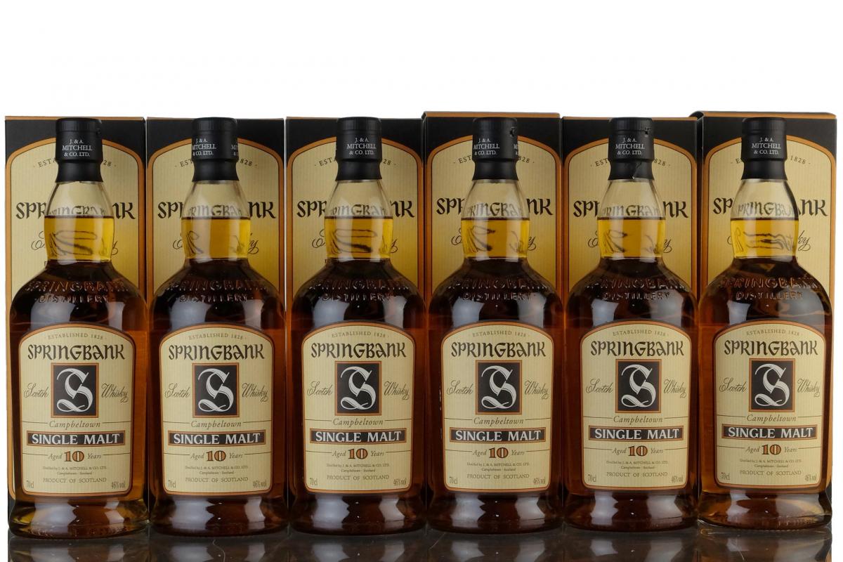 6 x Springbank 10 Year Old