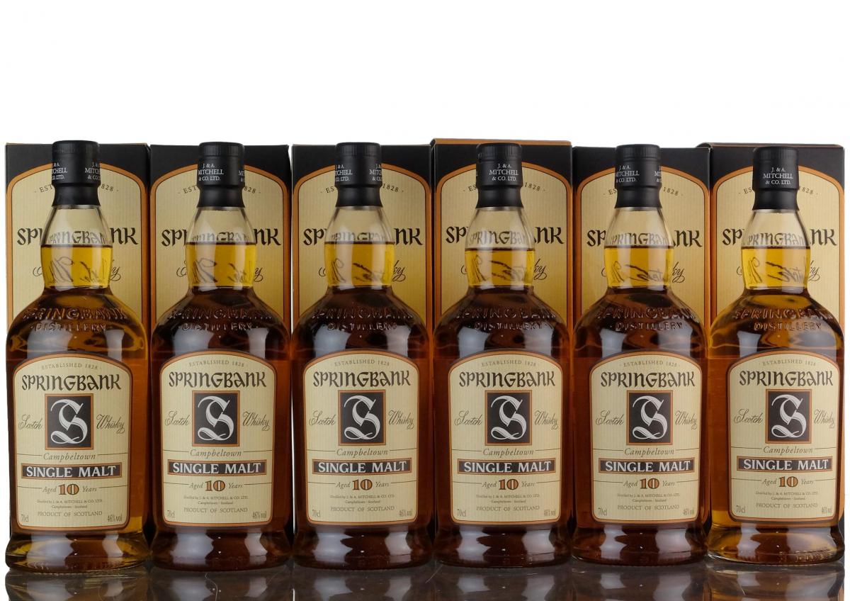 6 x Springbank 10 Year Old