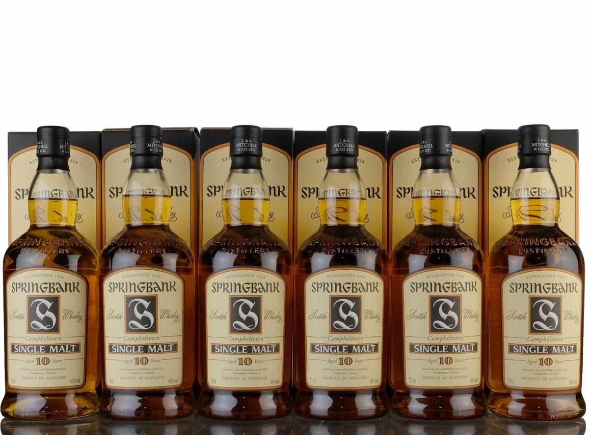 6 x Springbank 10 Year Old