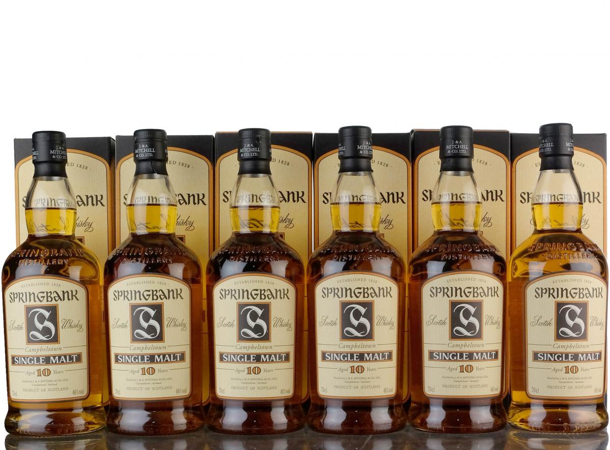 6 x Springbank 10 Year Old