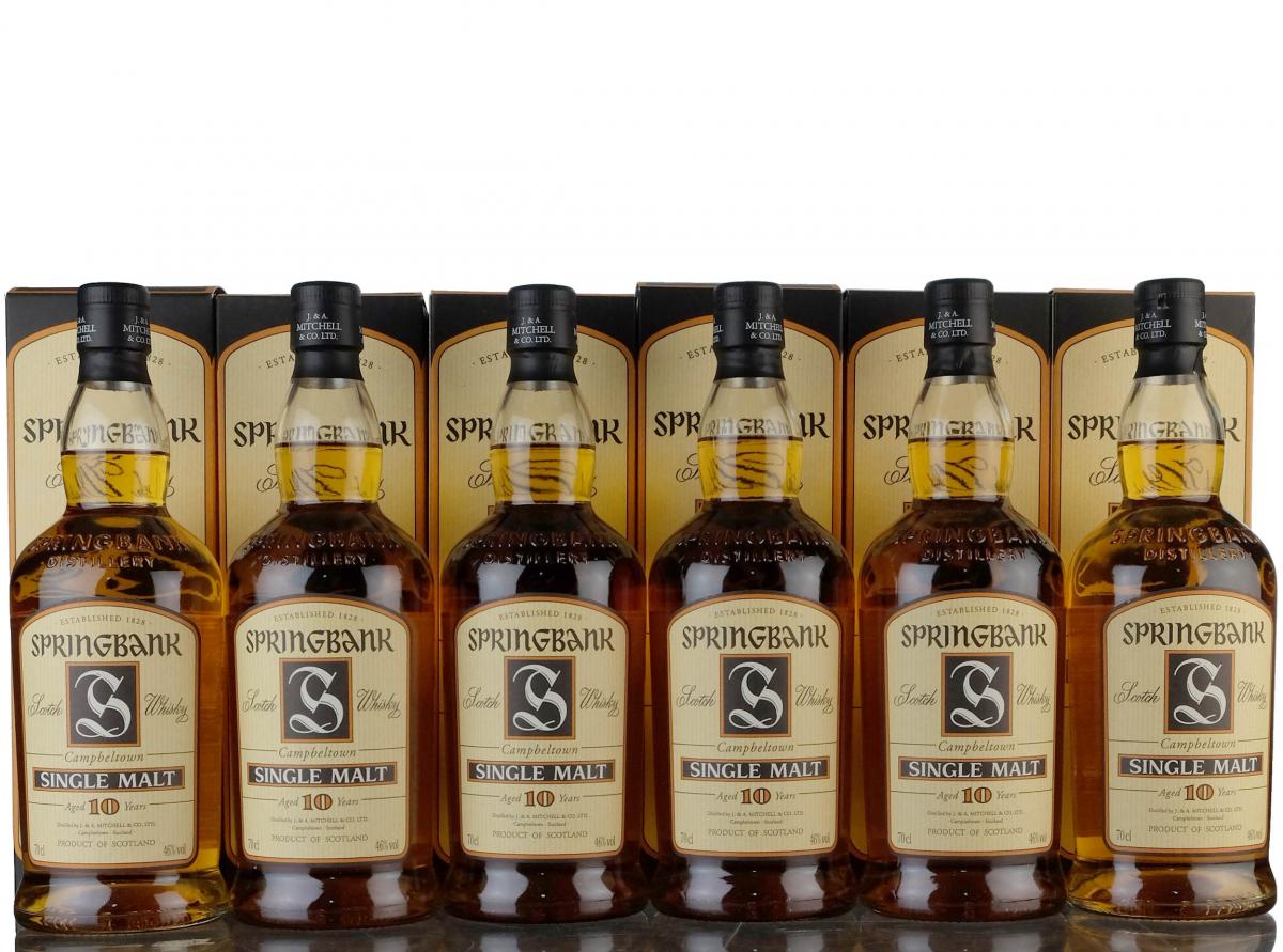 6 x Springbank 10 Year Old