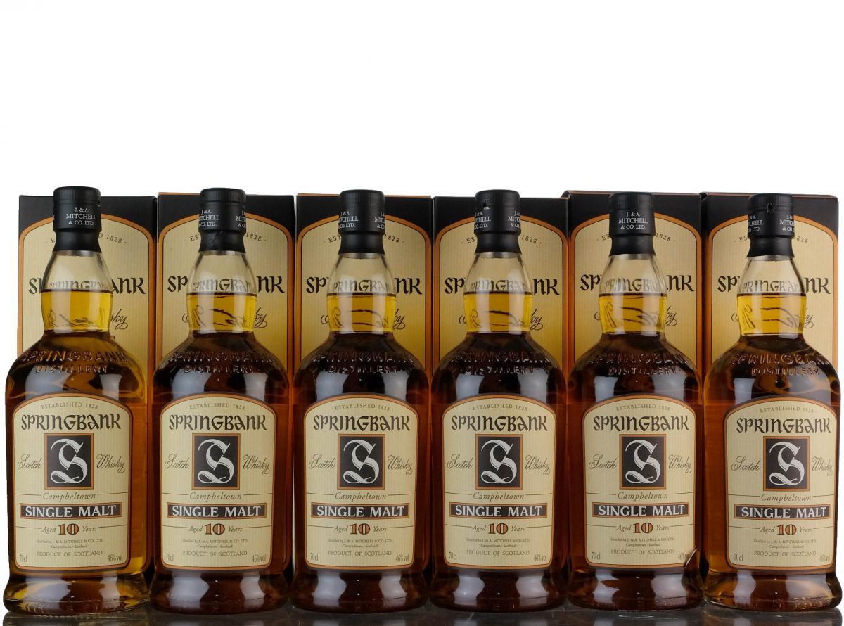 6 x Springbank 10 Year Old