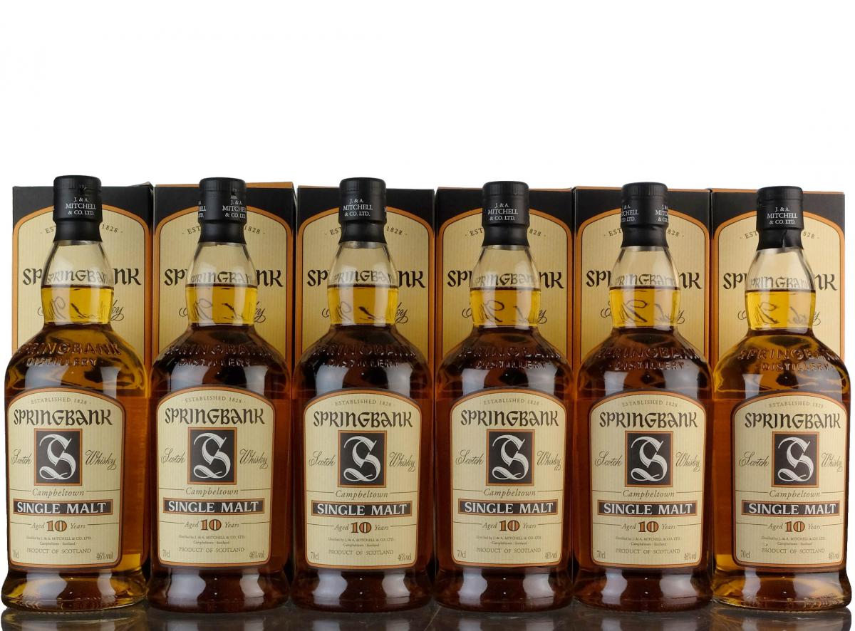 6 x Springbank 10 Year Old